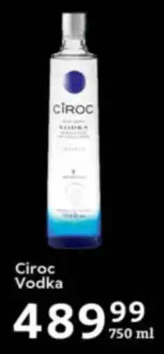 Oxford Freshmarket Ciroc Vodka offer