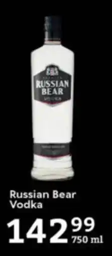 Oxford Freshmarket Russian Bear Vodka offer