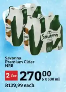 Oxford Freshmarket Savanna Premium Cider NRB offer