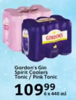 Oxford Freshmarket Gordon's Gin Spirit Coolers Tonic/ Pink Tonic offer