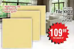 KitKat Cash and Carry Tile Kt01 Ivory white offer