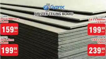 KitKat Cash and Carry Gyproc plaster ceiling board offer