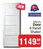 KitKat Cash and Carry SAFEdor Door 4 Panel Shaker offer