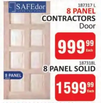 KitKat Cash and Carry SAFEdor 8 panel contractors door offer