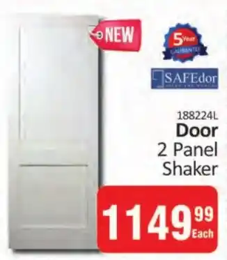 KitKat Cash and Carry SAFEdor Door 2 Panel Shaker offer