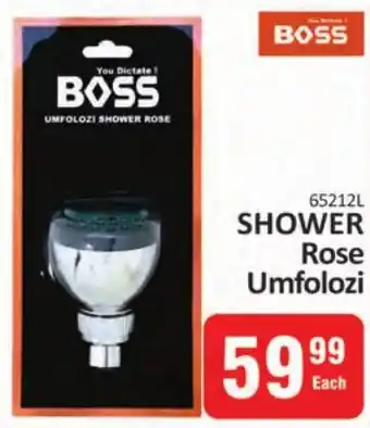 KitKat Cash and Carry Boss shower rose umfolozi offer