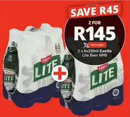Checkers Castle Lite Beer NRB offer