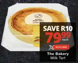 Checkers The Bakery Milk Tart offer