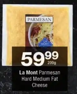 Checkers La Mont Parmesan Hard Medium Fat Cheese offer