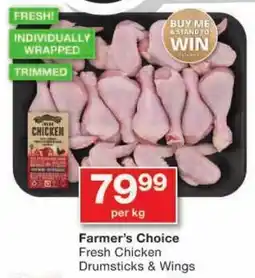 Checkers Farmer's Choice Fresh Chicken Drumsticks & Wings offer