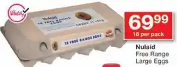 Checkers Nulaid Free Range Large Eggs offer
