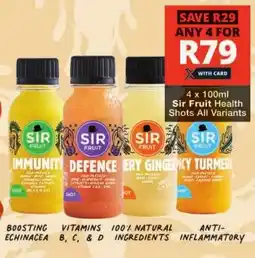 Checkers Sir Fruit Health Shots All Variants offer