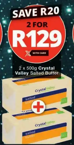 Checkers Crystal Valley Salted Butter offer