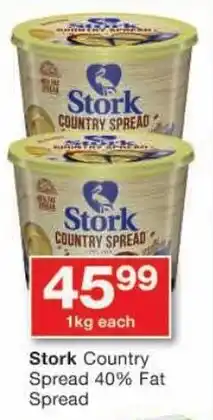 Checkers Stork Country Spread 40% Fat Spread offer