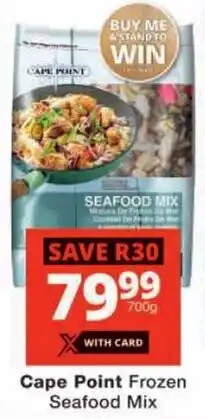 Checkers Cape Point Frozen Seafood Mix offer