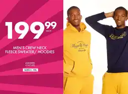 Save Hyper Men's crew neck fleece sweater/ hoodies offer