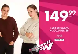 Save Hyper Ladies branded woollen jerseys offer