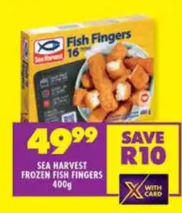 Shoprite SEA HARVEST FROZEN FISH FINGERS 400g offer