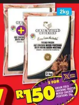 Shoprite GRAIN FIELD CHICKENS FROZEN MIXED CHICKEN PORTIONS 2kg offer