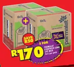 Shoprite PARMALAT EVERFRESH LONG LIFE MILK offer
