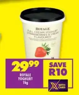 Shoprite Royale Yoghurt offer