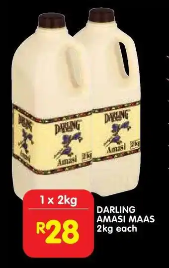 Shoprite DARLING AMASI MAAS 2kg each offer