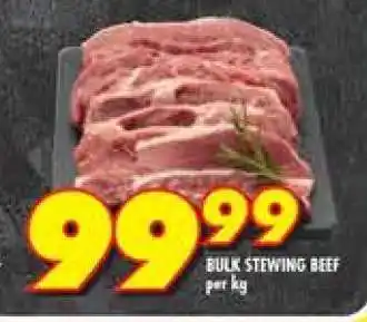 Shoprite BULK STEWING BEEF offer