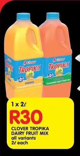Shoprite Clover Tropika Dairy Fruit Mix offer