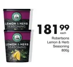 Save Hyper Robertsons Lemon & Herb Seasoning offer