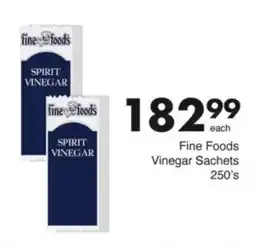 Save Hyper Fine Foods Vinegar Sachets offer
