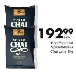 Save Hyper Red Espresso Spiced/ Vanilla Chai Latte offer