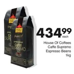Save Hyper House Of Coffees Caffe Supremo Espresso Beans offer