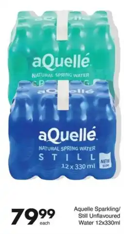 Save Hyper Aquelle Sparkling/ Still Unflavoured Water offer