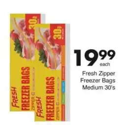 Save Hyper Fresh Zipper Freezer Bags Medium offer