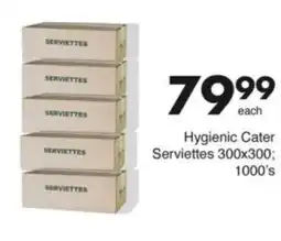 Save Hyper Hygienic Cater Serviettes offer