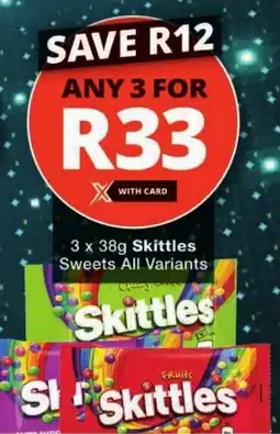 Checkers Skittles Sweets All Variants offer