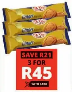 Checkers De Vries Ginger Biscuits offer
