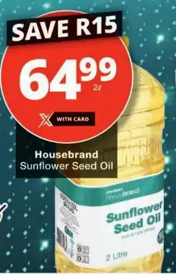 Checkers Housebrand Sunflower Seed Oil offer