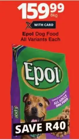 Checkers Epol Dog Food All Variants Each offer