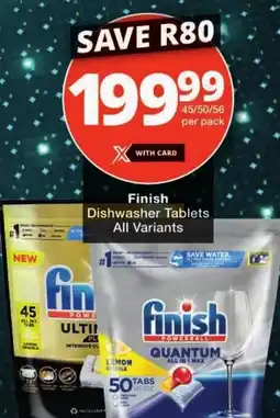 Checkers Finish Dishwasher Tablets All Variants offer