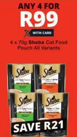 Sheba Cat Food Pouch All Variants
