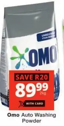 Checkers Omo Auto Washing Powder offer