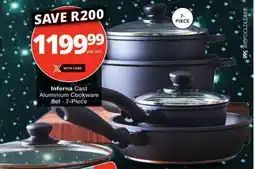 Checkers Inferna Cast Aluminium Cookware Set offer