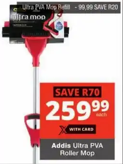 Checkers Addis Ultra PVA Roller Mop offer