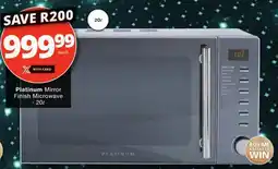 Checkers Platinum Mirror Finish Microwave offer