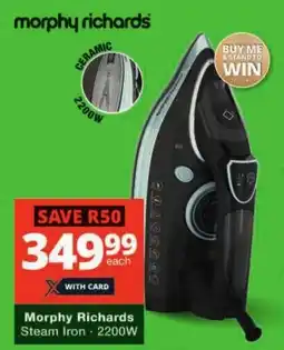 Checkers Morphy Richards Steam Iron offer