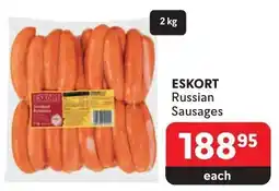Makro ESKORT Russian Sausages offer