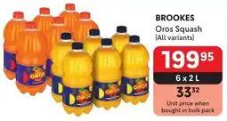 Makro BROOKES Oros Squash offer