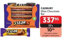 Makro CADBURY 5Star Chocolate Bar offer