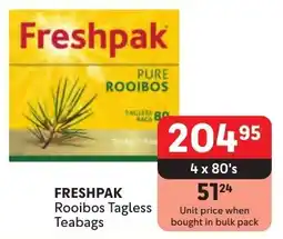 Makro FRESHPAK Rooibos Tagless Teabags offer